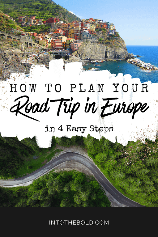 planning a European road trip Pinterest image