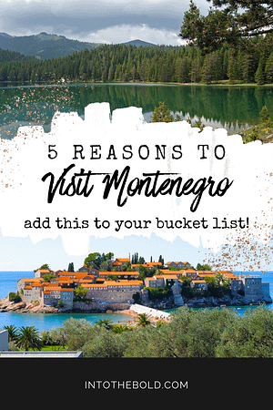 why visit Montenegro alternate Pinterest image
