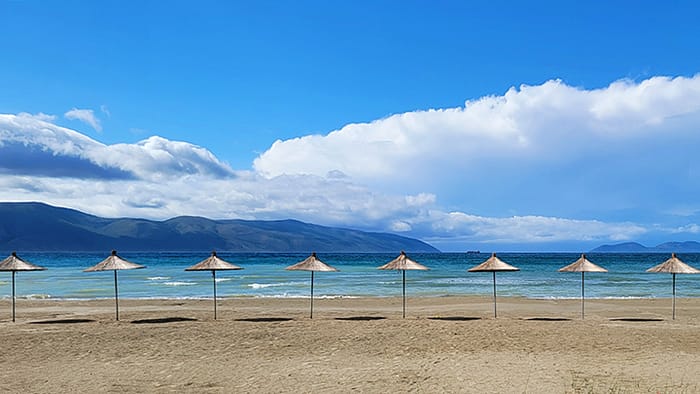 image of a beach in Albania, an incredibly affordable destination in Europe