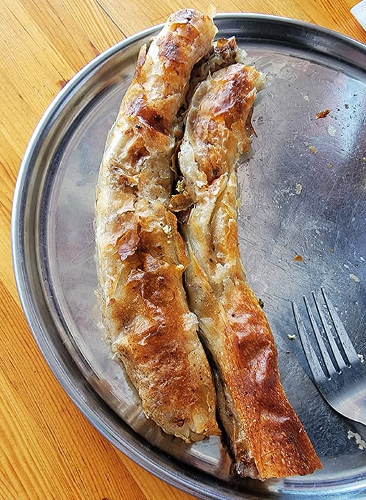 02_burek from sac image of burek on a plate