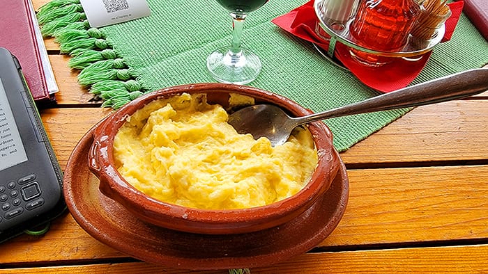 Image of a traditional Montenegrin dish, Kačamak