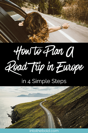 planning a European road trip alternate Pinterest image