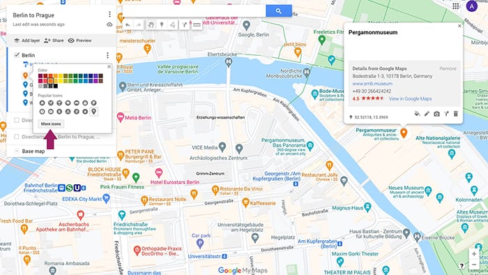19_customize color and icon image showing how to customize an location icon in Google Maps