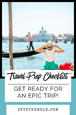travel preparations checklist alternate pinterest image